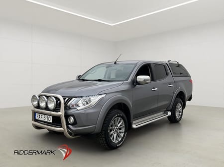 Mitsubishi L200 Dubbelhytt 181hk 4WD Värmare Drag B-Kamera Kåpa Skinn