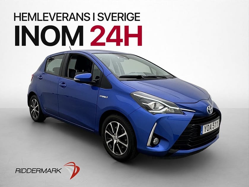 Bild 3 av Toyota Yaris Hybrid e-CVT 101hk Kamera Navi 360kr årsskatt
