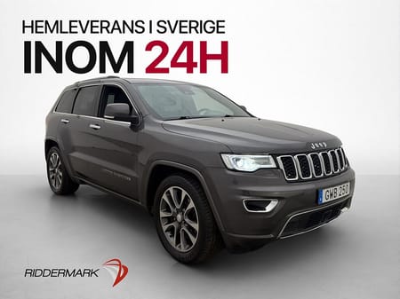 Jeep Grand Cherokee V6 250hk Overland Pano Värm Kamera Drag