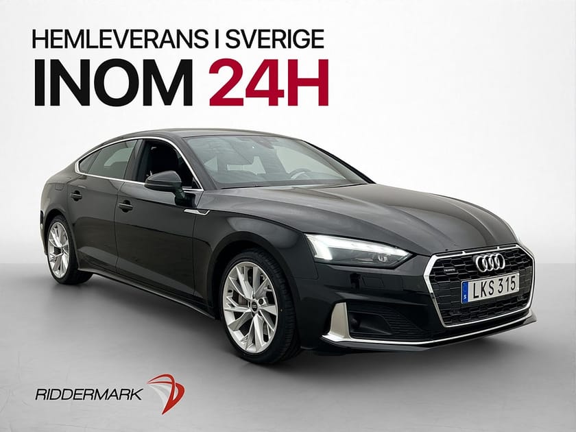 Bild 1 av Audi A5 Sportback 45 TFSI quattro SB 265hk Cockpit Kamera CarPlay