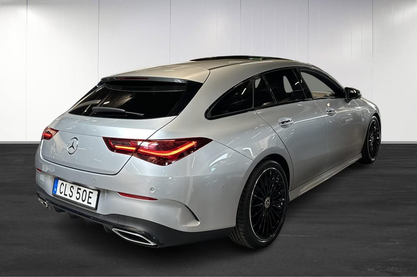 Bild 4 av Mercedes-Benz CLA 200 Shooting Brake AMG Panorama Keyless Nightpackage 360° Moms