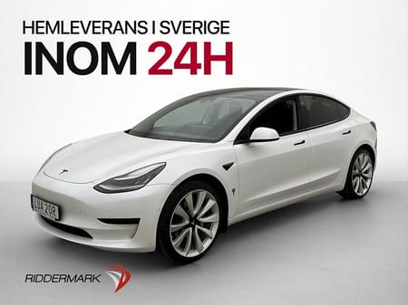 Tesla Model 3 Standard Range Plus 325hk Drag Pano SvSåld