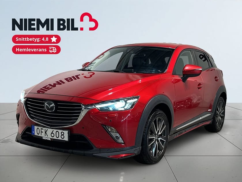 Bild 1 av Mazda CX-3 2.0 Optimum AWD BOSE Kamera HuD GPS Skinn Webasto SoV