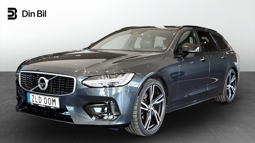 Bild 1 av Volvo V90 T4 205HK R-Design Pano HUD 360 kamera