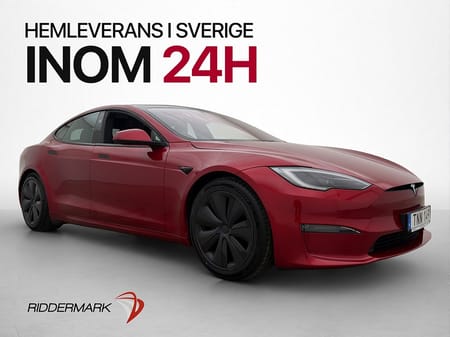 Tesla Model S Long Range AWD Yoke Luftfjädring Autopilot