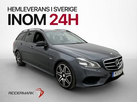 Mercedes-Benz E 220 T BlueTEC E220 170hk AMG Night Navi Sensorer Halvskinn