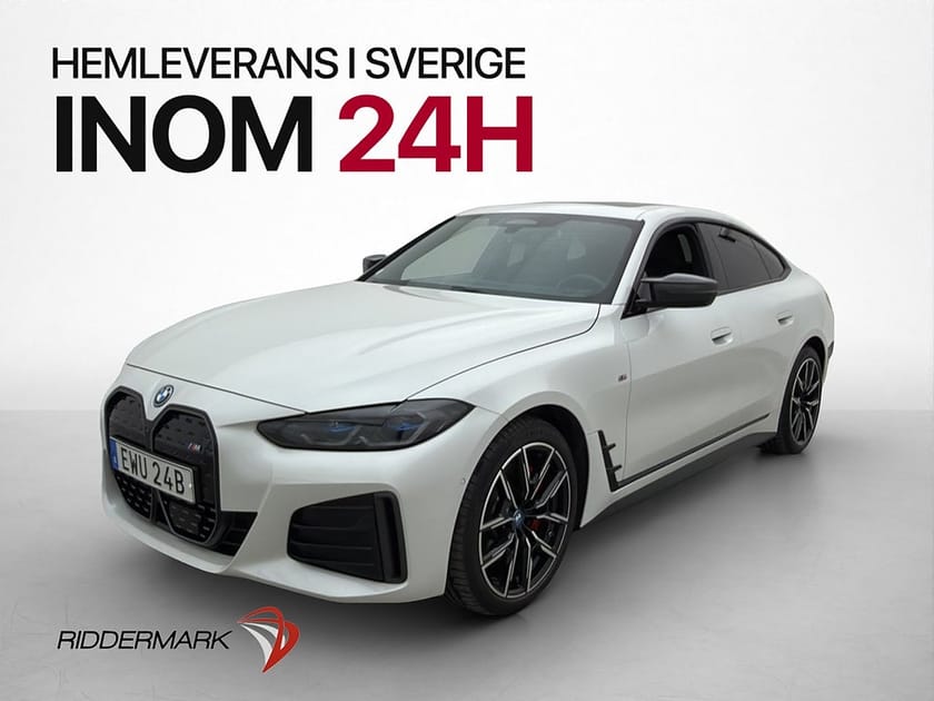 Bild 3 av BMW i4 M50 xDrive Gran Coupé Supercharged M Sport Taklucka H/K Drag 360