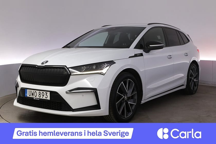 Bild 1 av Škoda Enyaq iV 80 Skoda SportLine Drag Elstol AdapFart BLIS Kamera