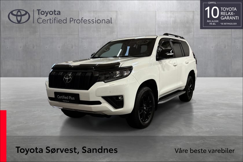 Bilde 1 av Toyota Land Cruiser 5-dørs 2.8 Diesel High Power D-4D Aut. 6 gir 4x4 VX Black