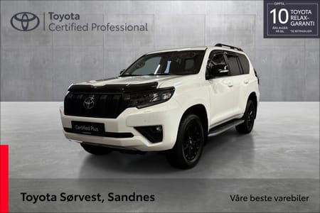 Toyota Land Cruiser 5-dørs 2.8 Diesel High Power D-4D Aut. 6 gir 4x4 VX Black