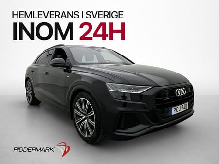 Audi Q8 50 TDI quattro Q 286hk S-Line Luftfjädring Matrix 360° Drag