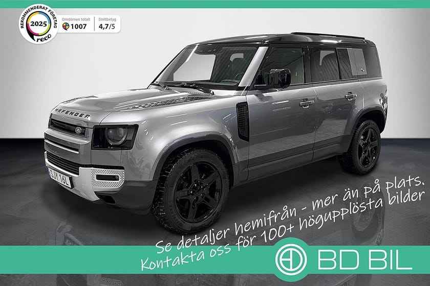 Bild 1 av Land Rover Defender 110 D200 SE PANORAMA VÄRMARE DRAG KAMPANJ 3,95% RÄNTA