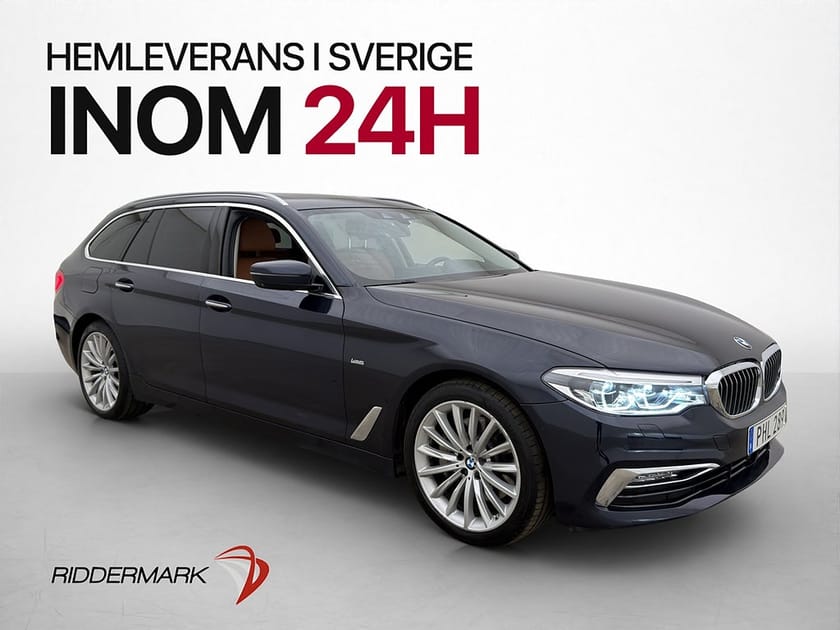 Bild 1 av BMW 530d xDrive Touring 530 265hk Luxury Line Pano Drag 360° HUD Skinn