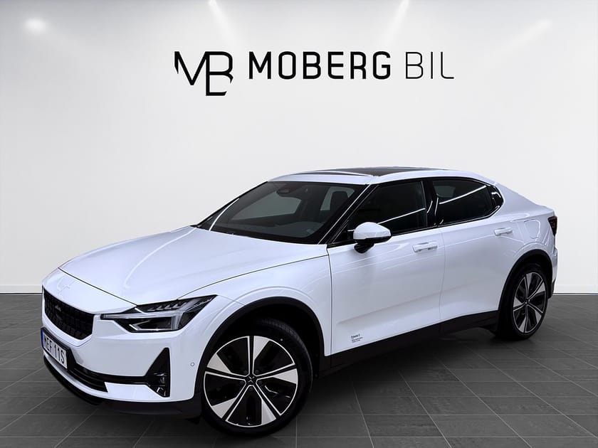 Bild 1 av Polestar 2 Long Range Single Motor 231hk Helg på Moberg! Pilot Plus H/K 360 Pano Drag