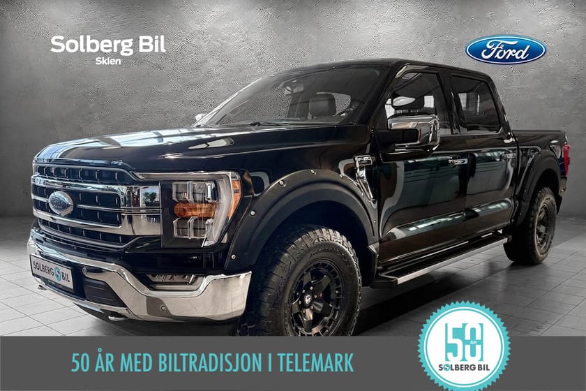 Bilde 1 av Ford F-150 SuperCrew Lariat, V6 405 hk, rulledeksel, skjermutbygger
