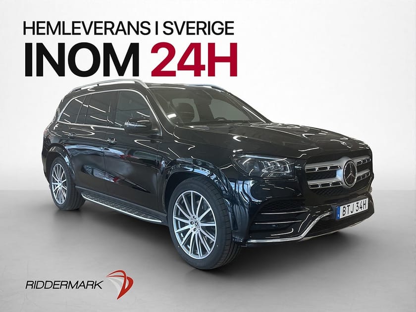 Bild 1 av Mercedes-Benz GLS 400 d 4MATIC 4M AMG 7-Sit Pano Burm Värm HUD 360°
