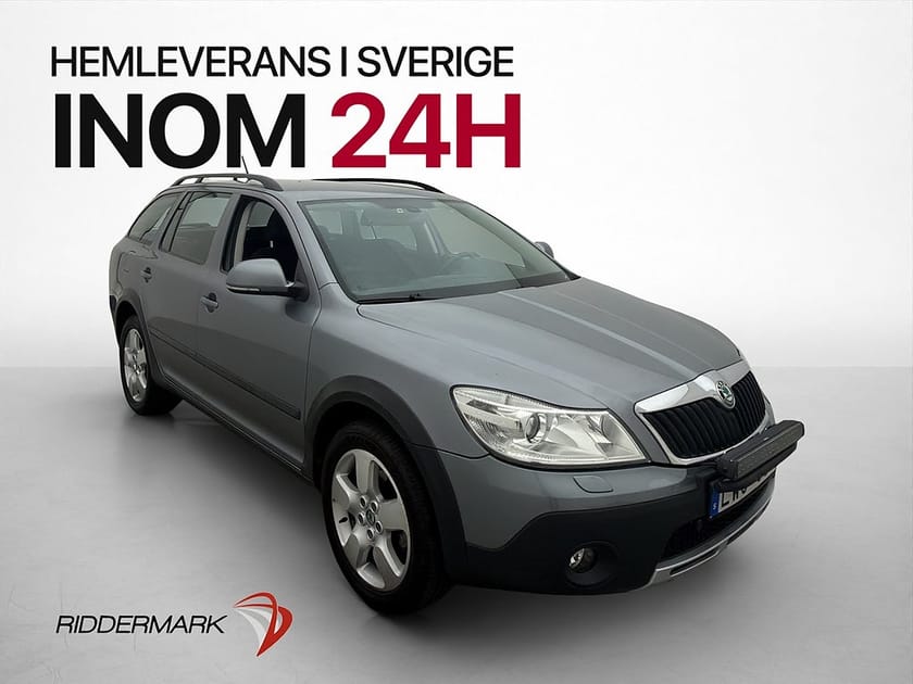 Bild 1 av Škoda Octavia Scout Skoda 2.0 TDI 4Motion M-värmare LED-Ramp 140hk