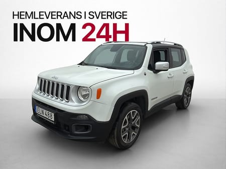 Jeep Renegade 2.0 CRD 140hk 4WD Limited Drag Skinn Rattvärme