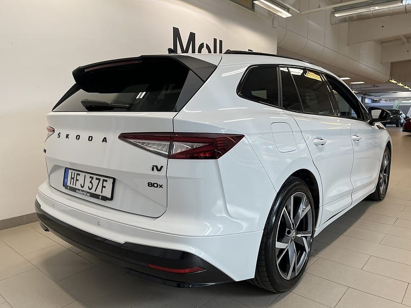Bild 5 av Škoda Enyaq iV 80x Skoda Sportline 82 kWh 265hk I Nav I BLIS I Värmare