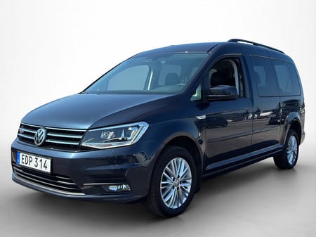 Volkswagen Caddy Maxi Life 7-Seater 4M Värmare Dragkrok B-Kamera 7-Sits