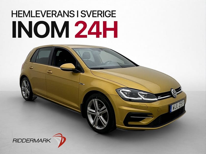 Bild 1 av Volkswagen Golf 150hk R Line Drag Kamera CarPlay P-sens Fart