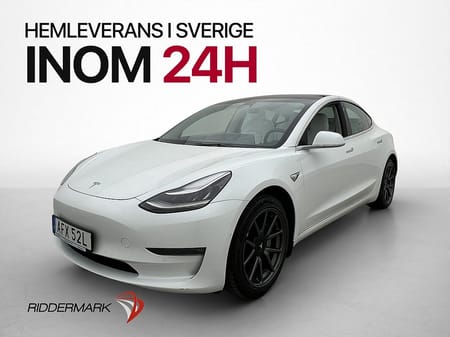Tesla Model 3 Long Range AWD Dragkrok Autopilot Svensksåld