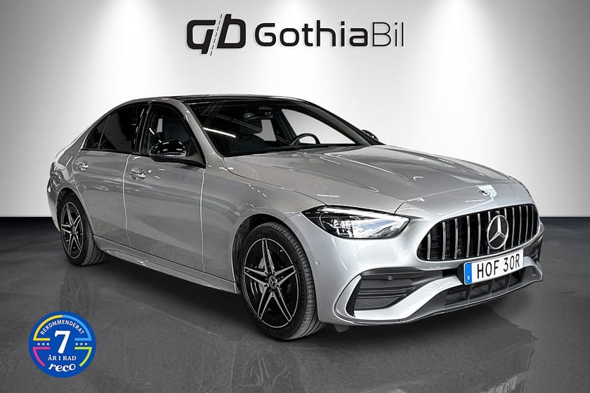 Bild 3 av Mercedes-Benz C 300 e 9G-Tronic AMG Line Projector Pano LED Navi Drag