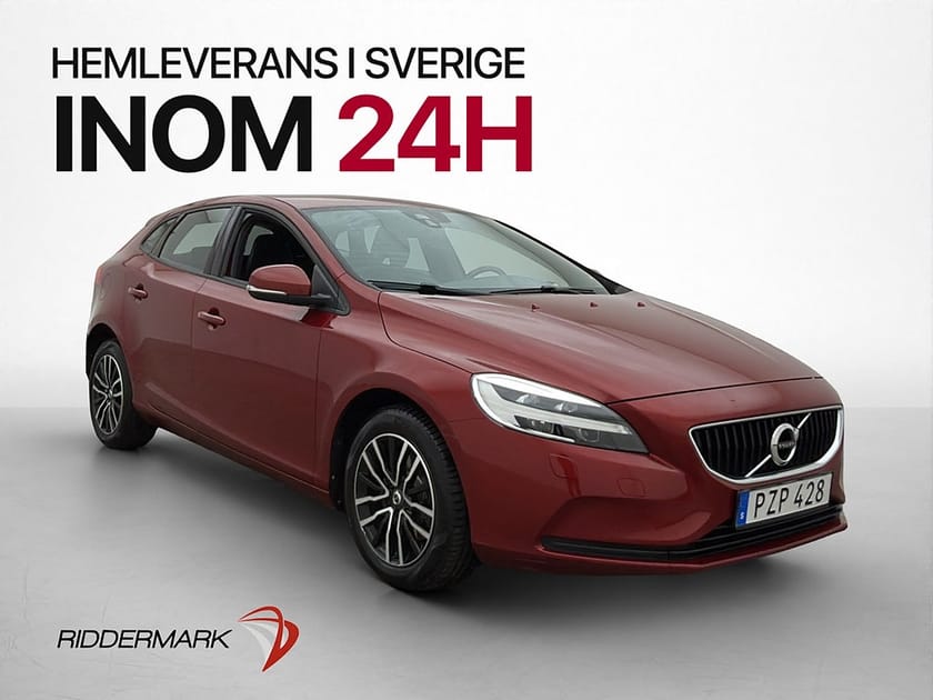 Bild 1 av Volvo V40 T2 122hk Momentum VOC Värmare Sensorer Halvskinn