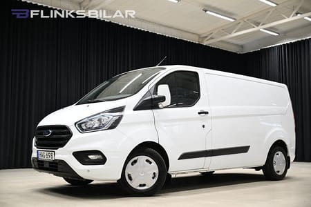 Ford Transit Custom 300 130HK L2|Automat|V-Inredd|Drag|Värmare|NyKamrem