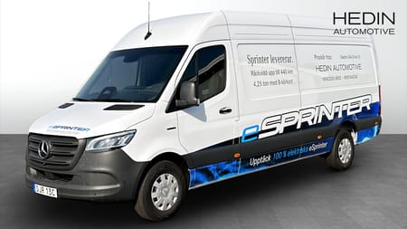 Mercedes-Benz eSprinter 420 113 kWh SKÅP A3 PRO 44 mils räckvidd