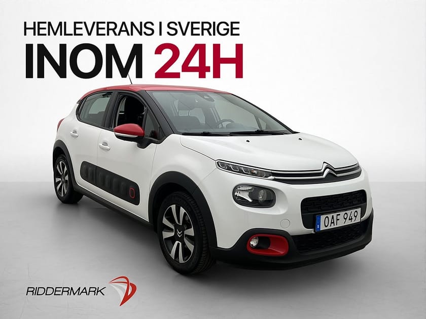 Bild 1 av Citroën C3 1.2 PureTech 82 Sensorer CarPlay Kamrem-Bytt