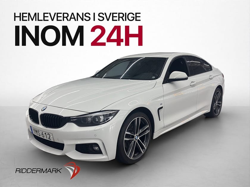 Bild 1 av BMW 420d xDrive Gran Coupé 420 M-Sport Drag Sportstolar HIFI P-sensorer