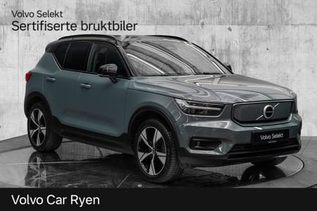 Volvo XC40 P8 AWD Recharge 408Hk. Godt utstyrt!