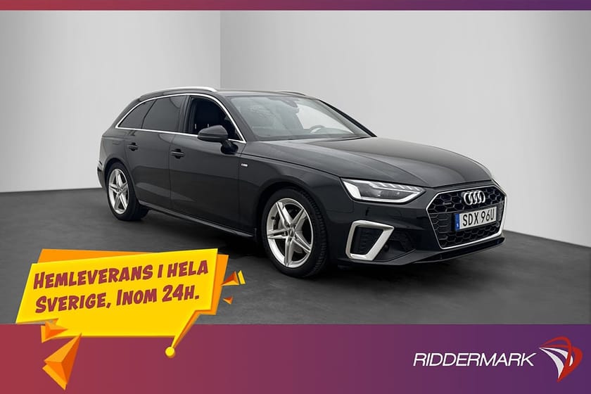 Bild 1 av Audi A4 Avant 40 TDI quattro S-Line Cockpit Matrix Adaptiv-fart Navi Drag