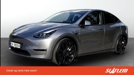 Tesla Model Y Performance Performance/21"org. s+v/hengerfeste. Som ny/en eier