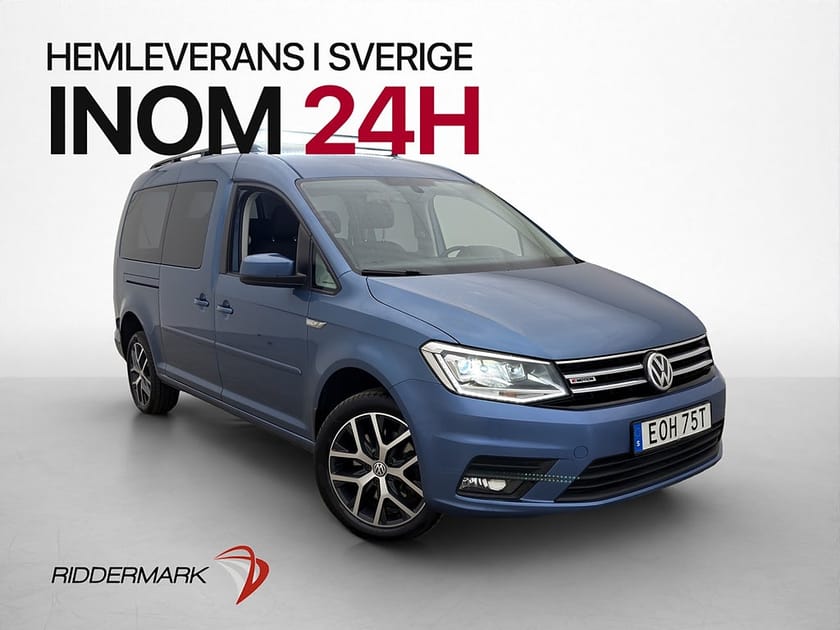 Bild 1 av Volkswagen Caddy Maxi Life 7-Seater 4M Värm Drag Kamera 7-Sits 1-Bruk