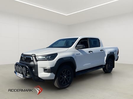 Toyota Hilux Dubbelhytt Invincible 2.4 4WD FACELIFT Drag Diff JBL Moms