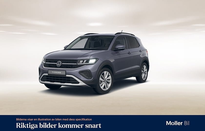 Bild 1 av Volkswagen T-Cross LIFE 1.0 TSI 95HK Backkamera Keyless