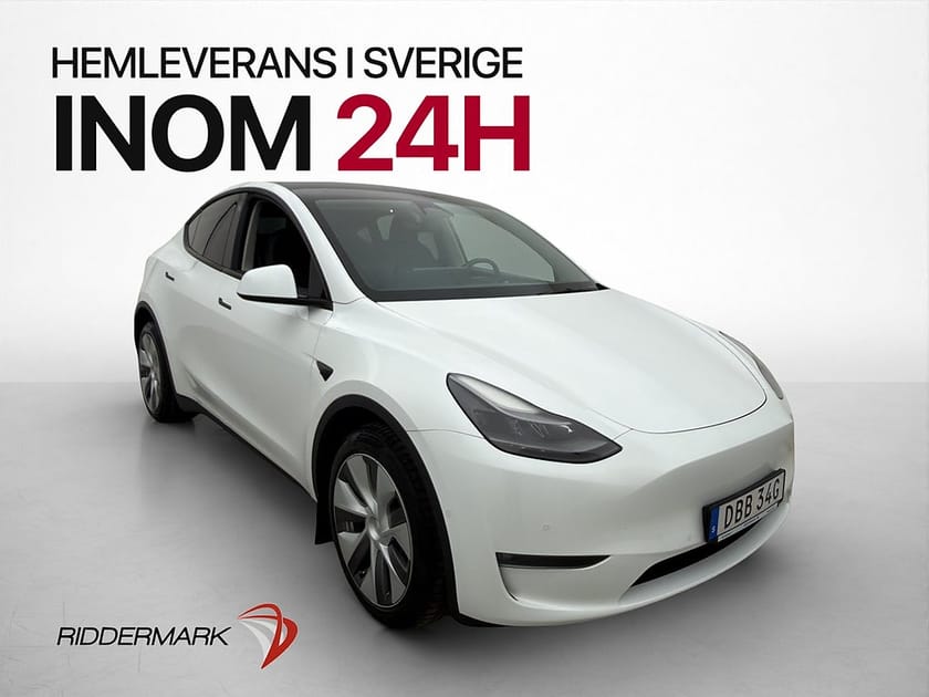 Bild 1 av Tesla Model Y Long Range AWD Autopilot Svensksåld Skinn