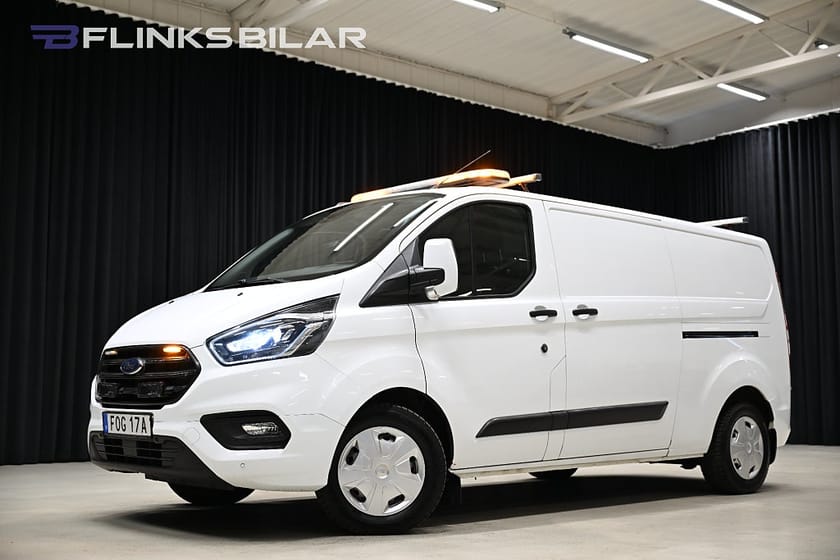 Bild 1 av Ford Transit Custom 300 130HK L2|Automat|Servicebil|Dubbeldörr|Inredning