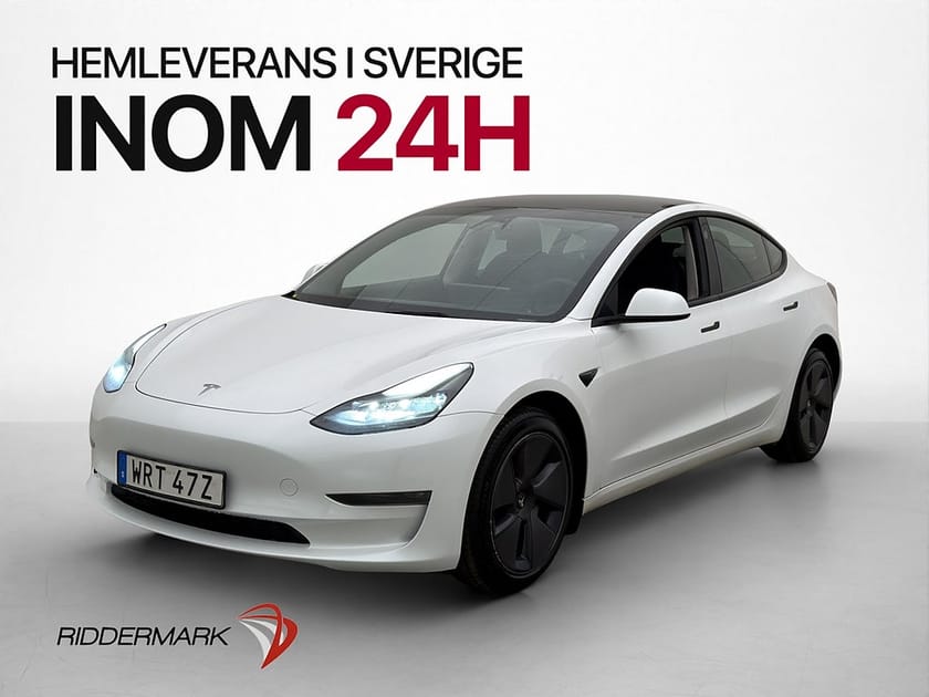 Bild 1 av Tesla Model 3 Long Range AWD Autopilot MOMS Svensksåld