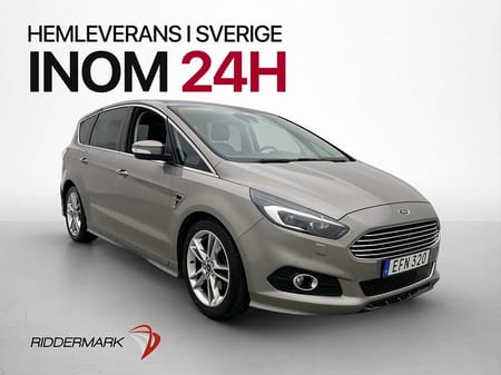Ford S-Max 2.0 240hk Business 7-Sits Pano Kamera Navi Drag