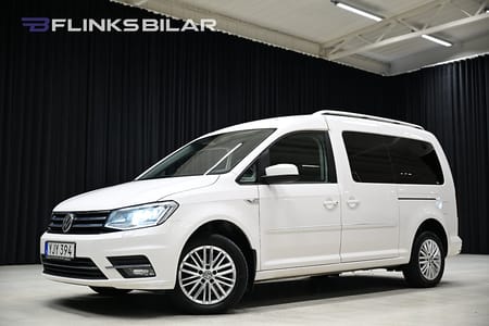 Volkswagen Caddy Maxi Life DSG 150HK 7-Sits|Nedlackad|Dubbeldörr|SeUtr!