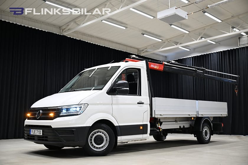 Bild 1 av Volkswagen Crafter Chassi 177HK L4 Automat|Kranbil|Fassi|Lågmil|EnÄgare|Leasbar