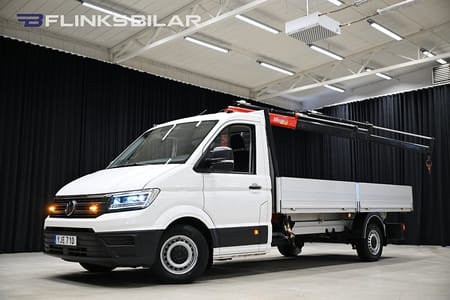 Volkswagen Crafter Chassi 177HK L4 Automat|Kranbil|Fassi|Lågmil|EnÄgare|Leasbar