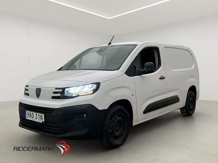 Peugeot Partner Utökad Last L2 1.5HDi Värmare Drag B-Kamera CARPLAY Moms