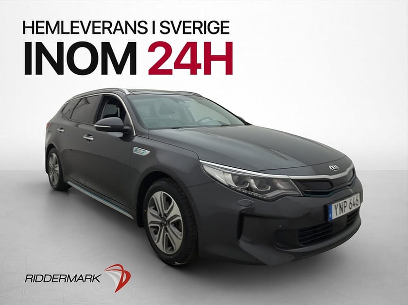 Bild 1 av Kia Optima Sport Wagon Plug-in Hybrid SW 205hk Pano H/K Dragkrok 360° Kamera