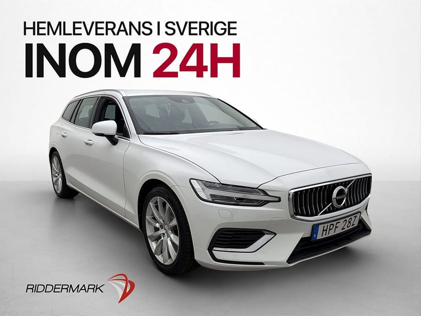Bild 1 av Volvo V60 T8 AWD Inscription Värmare Orrefors Kamera Skinn