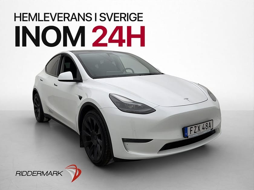Bild 1 av Tesla Model Y Long Range AWD Dragkrok Pano AP MOMS