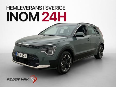 Kia Niro EV 204hk Action Kamera Navi CarPlay Halvskinn